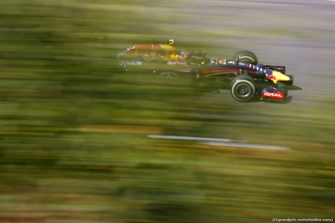 GP BELGIO, 22.08.2014- Prove Libere 2, Daniel Ricciardo (AUS) Red Bull Racing RB10