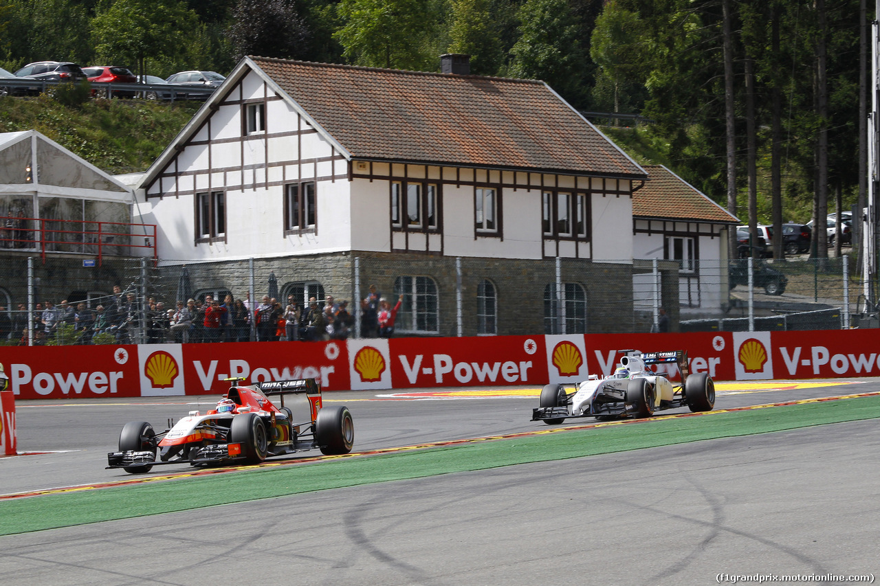 GP BELGIO, 22.08.2014- Prove Libere 2, Max Chilton (GBR), Marussia F1 Team MR03