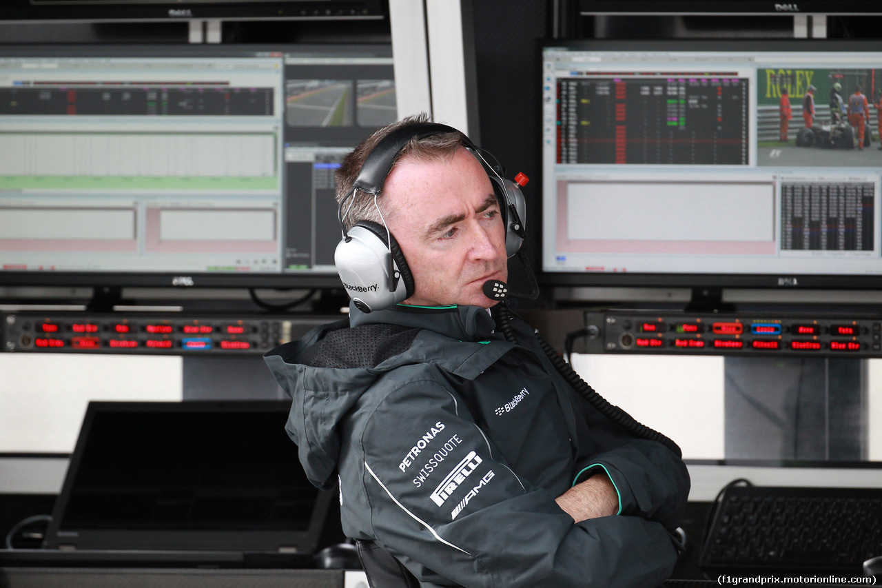 GP BELGIO, 22.08.2014- Prove Libere 2, Paddy Lowe (GBR) Mercedes AMG F1 Executive Director