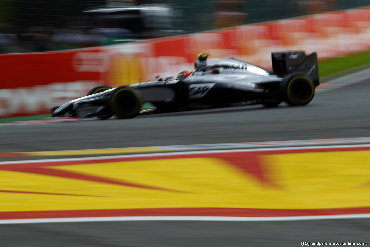 GP BELGIO, 22.08.2014- Prove Libere 2, Kevin Magnussen (DEN) McLaren Mercedes MP4-29