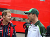 GP BELGIO, 22.08.2014- Sebastian Vettel (GER) Red Bull Racing RB10 e Andre Lotterer (GER), Caterham F1 Team