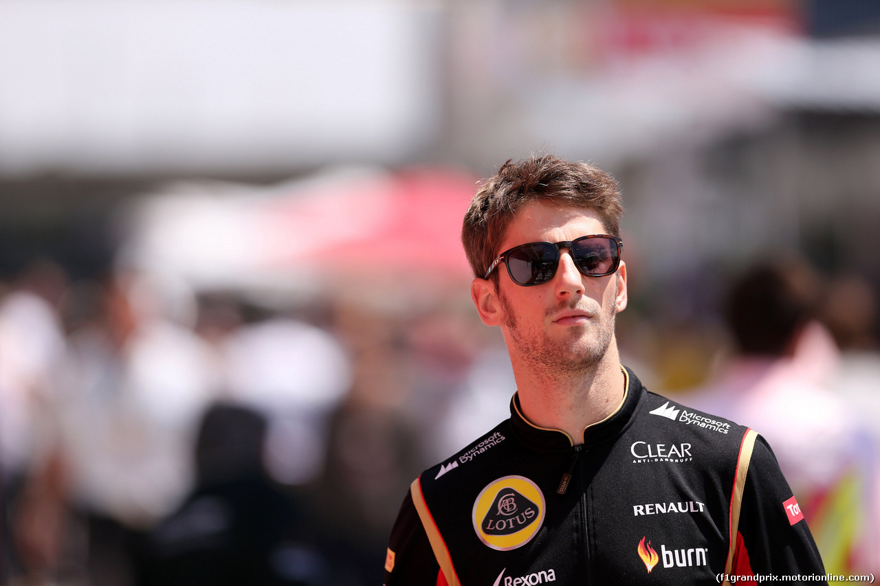 GP BRASILE, 09.11.2014 - Romain Grosjean (FRA) Lotus F1 Team E22