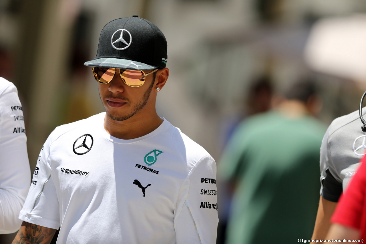 GP BRASILE, 09.11.2014 - Lewis Hamilton (GBR) Mercedes AMG F1 W05