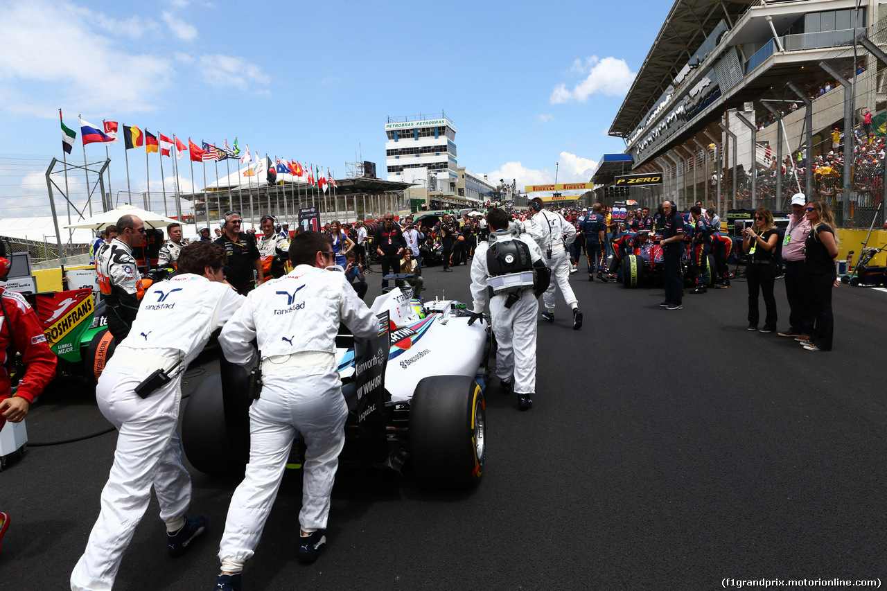 GP BRASILE, 09.11.2014 - Gara, Felipe Massa (BRA) Williams F1 Team FW36