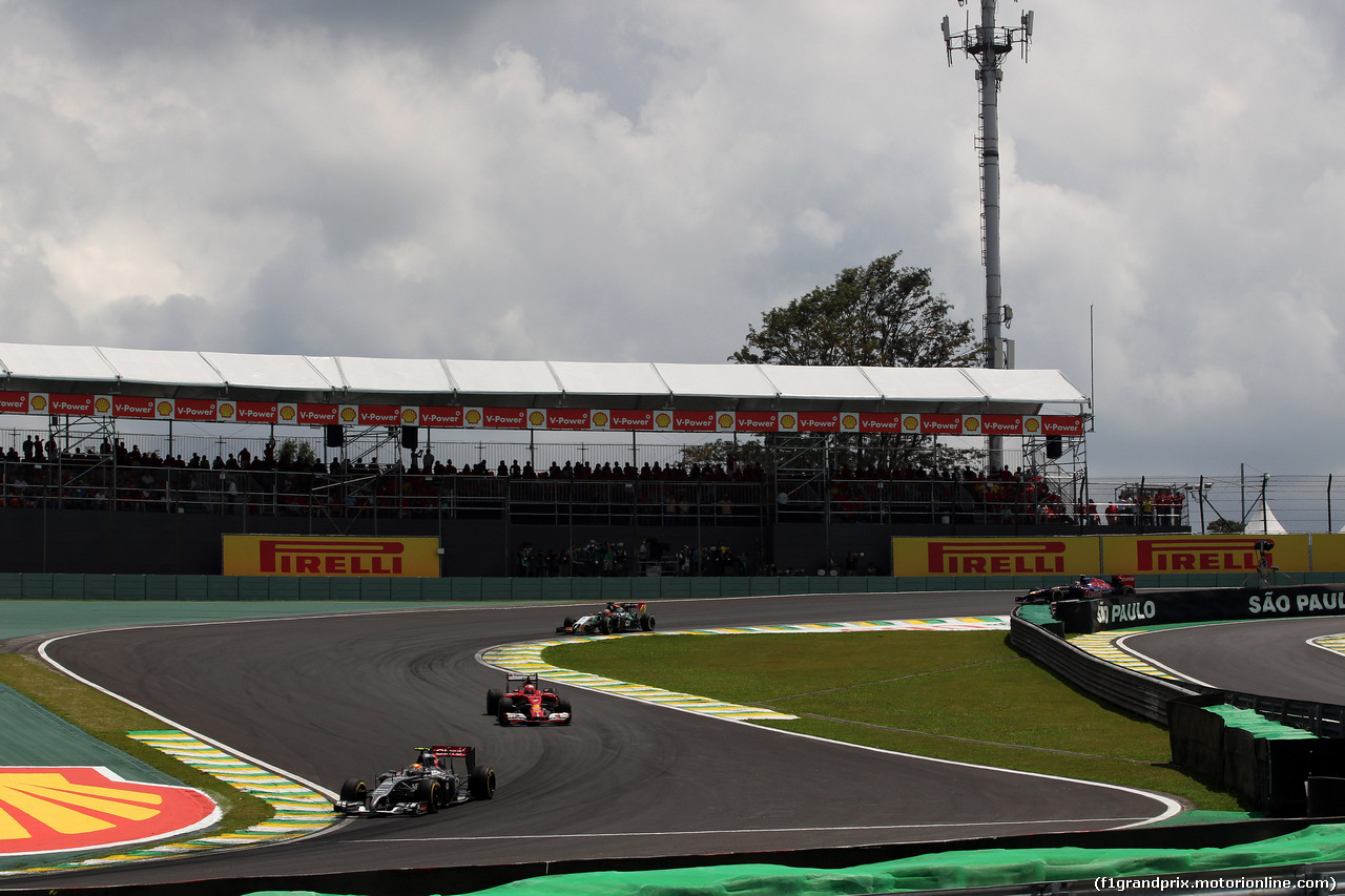 GP BRASILE, 09.11.2014 - Gara, Esteban Gutierrez (MEX), Sauber F1 Team C33