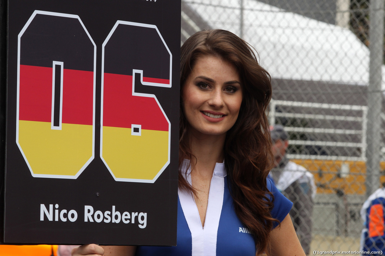GP BRASILE, 09.11.2014 - Gara, griglia Ragazza