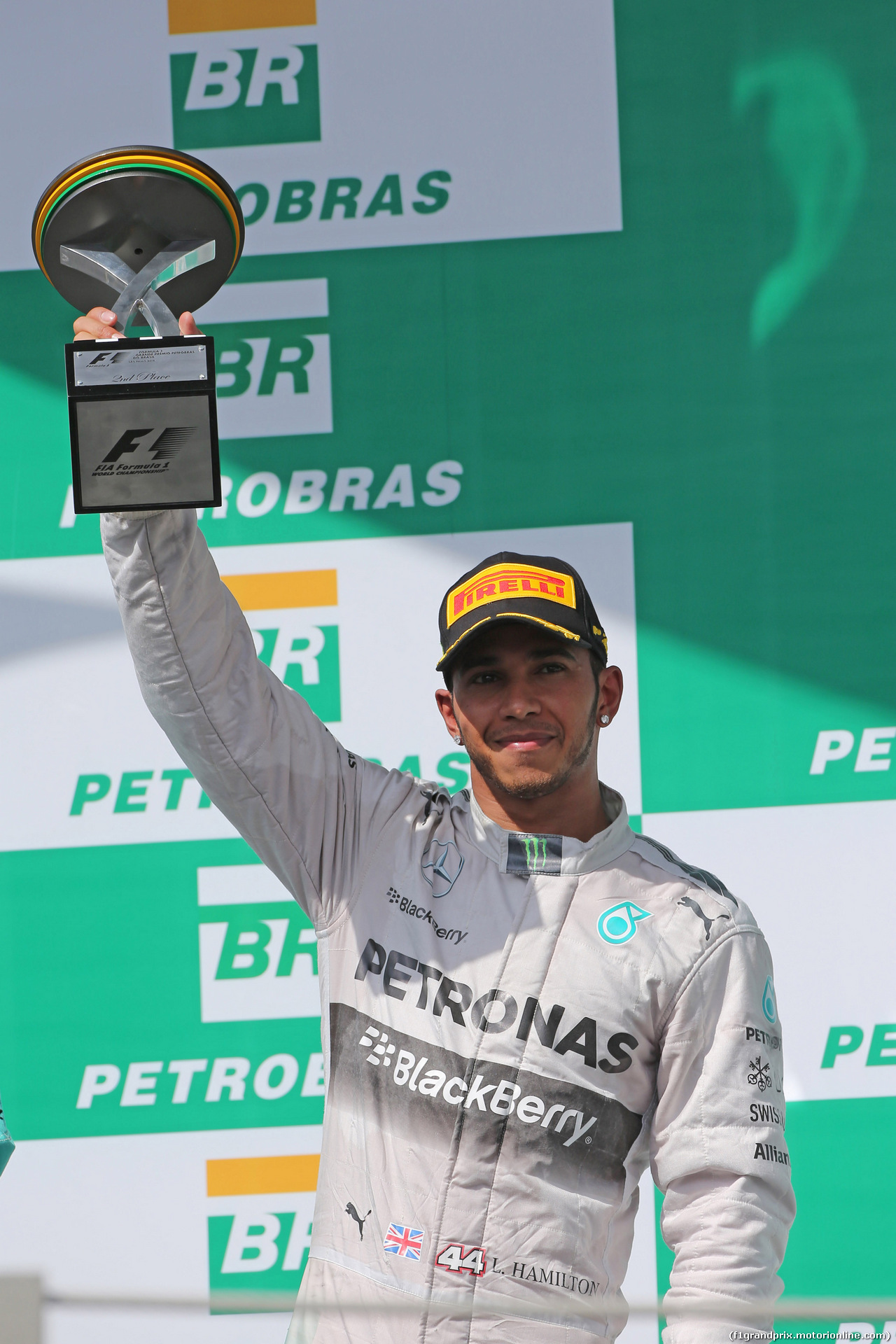 GP BRASILE, 09.11.2014 - Gara, secondo Lewis Hamilton (GBR) Mercedes AMG F1 W05