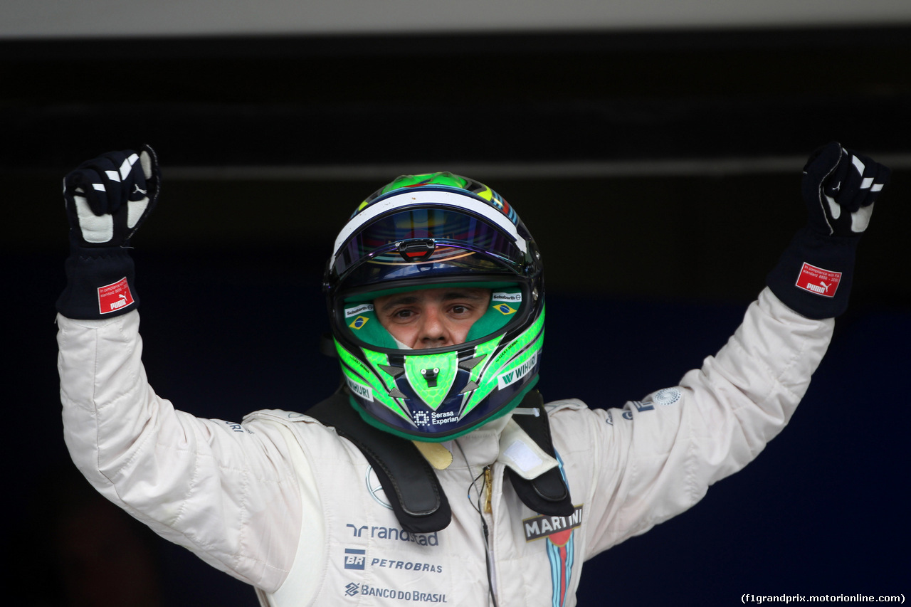 GP BRASILE, 09.11.2014 - Gara, terzo Felipe Massa (BRA) Williams F1 Team FW36