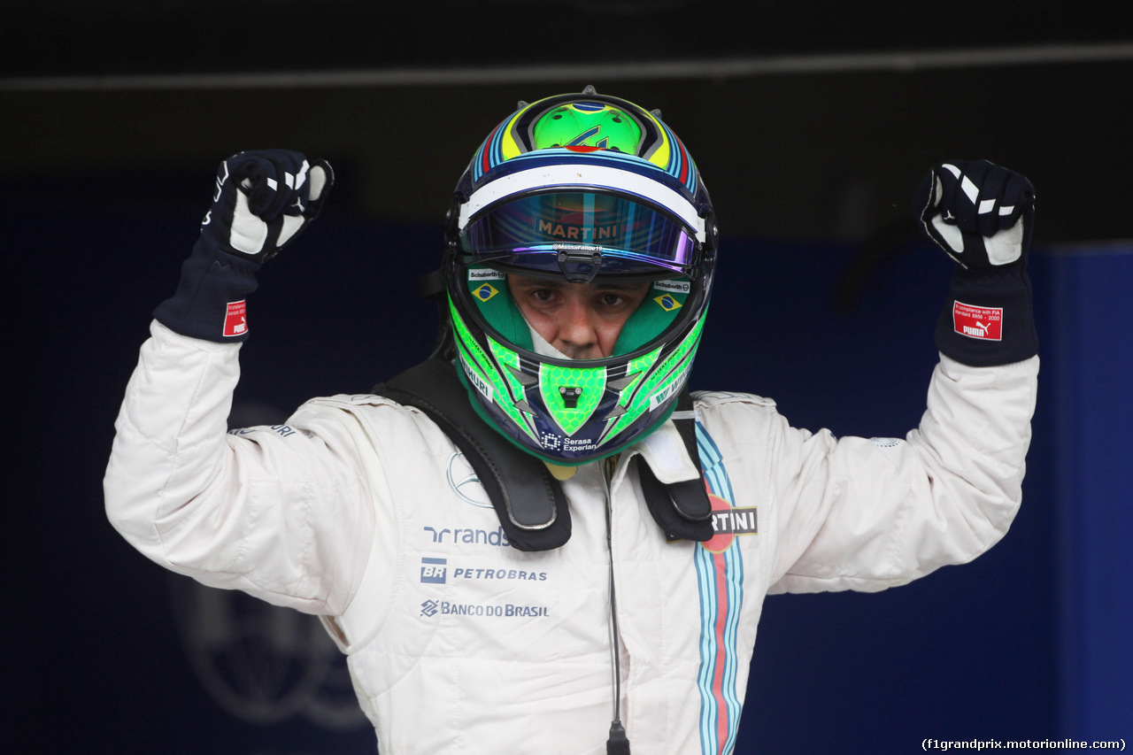 GP BRASILE, 09.11.2014 - Gara, terzo Felipe Massa (BRA) Williams F1 Team FW36