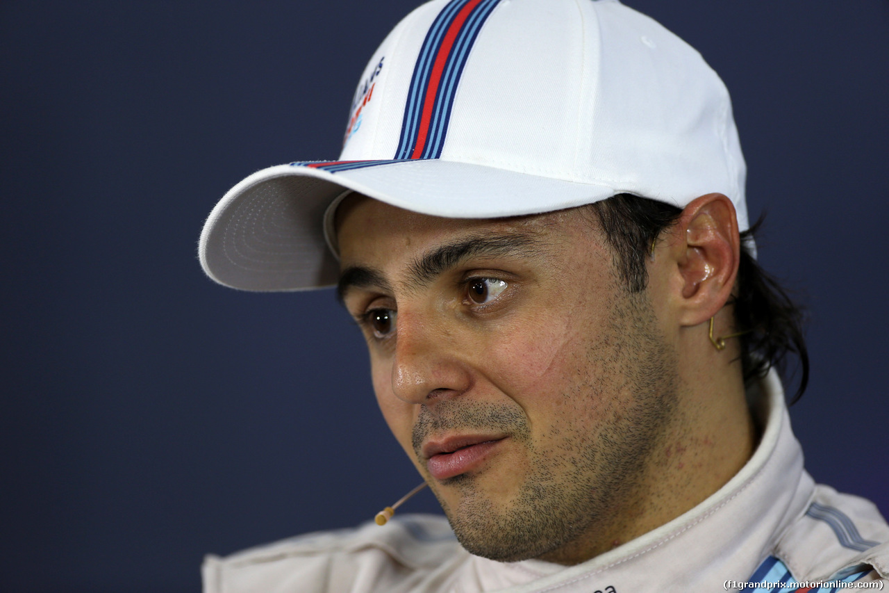 GP BRASILE, 09.11.2014 - Gara, Conferenza Stampa, Felipe Massa (BRA) Williams F1 Team FW36
