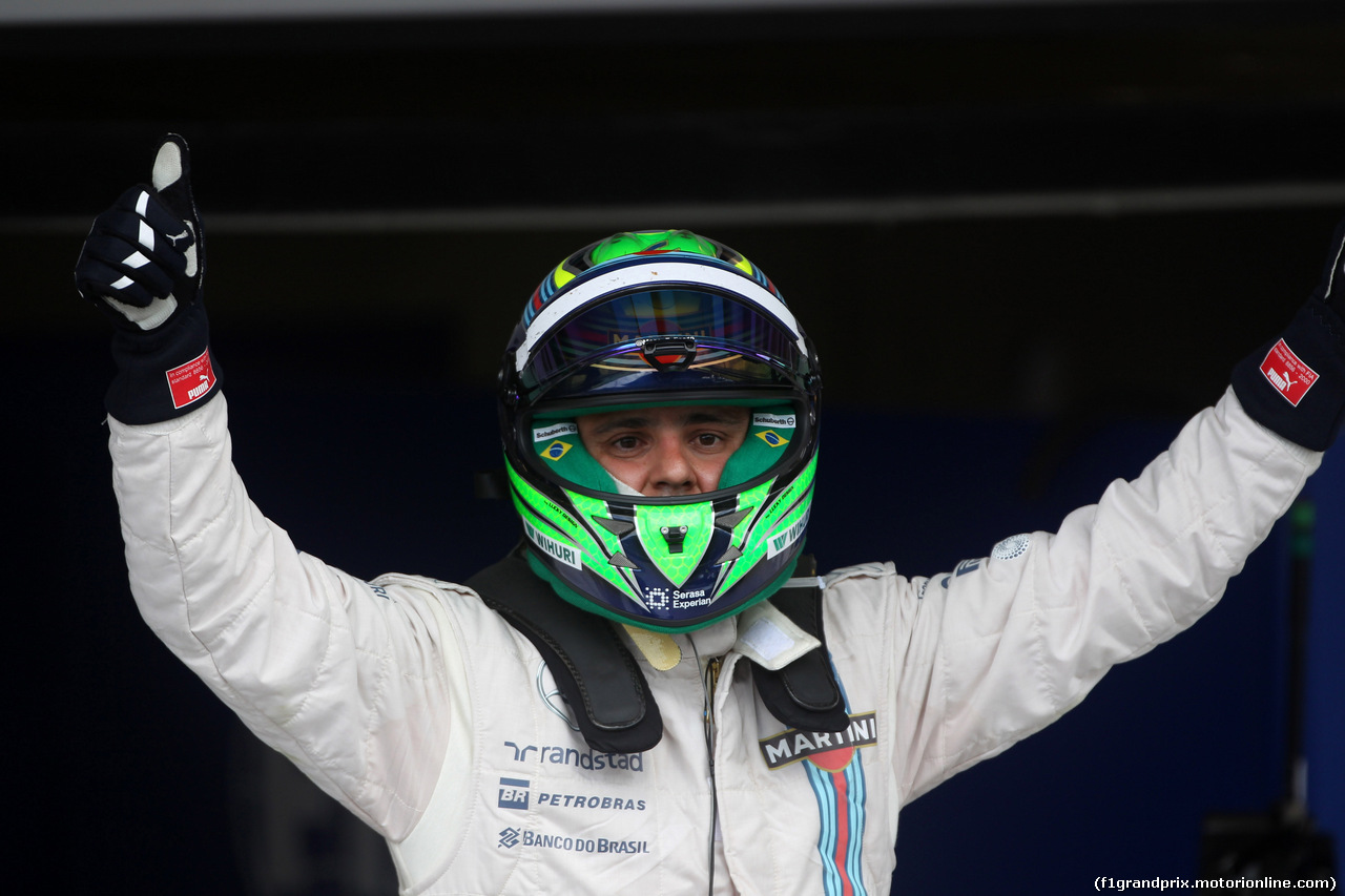 GP BRASILE, 09.11.2014 - Gara, terzo Felipe Massa (BRA) Williams F1 Team FW36