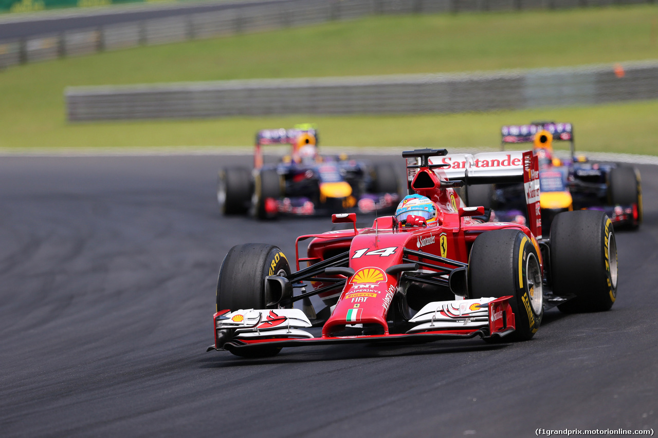 GP BRASILE, 09.11.2014 - Gara, Fernando Alonso (ESP) Ferrari F14-T