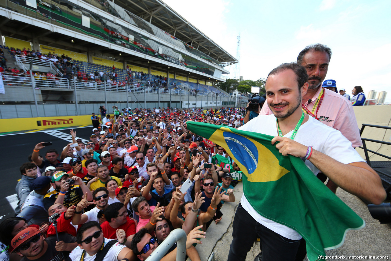 GP BRASILE, 09.11.2014 - Gara, Dudu Massa, brother of Felipe Massa (BRA) Williams F1 Team FW36