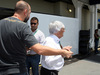 GP BRASILE, 09.11.2014 - Cyril Abiteboul (FRA), Renault F1 e Bernie Ecclestone (GBR), President e CEO of FOM