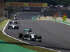 GP BRASILE, 09.11.2014 - Gara, Lewis Hamilton (GBR) Mercedes AMG F1 W05 davanti a Felipe Massa (BRA) Williams F1 Team FW36