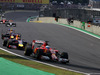 GP BRASILE, 09.11.2014 - Gara, Fernando Alonso (ESP) Ferrari F14-T davanti a Sebastian Vettel (GER) Red Bull Racing RB10