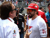 GP BRASILE, 09.11.2014 - Gara, Emerson Fittipaldi (BRA), Ex F1 Champion e Fernando Alonso (ESP) Ferrari F14-T