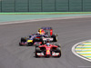 GP BRASILE, 09.11.2014 - Gara, Fernando Alonso (ESP) Ferrari F14-T e Daniel Ricciardo (AUS) Red Bull Racing RB10