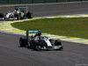 GP BRASILE, 09.11.2014 - Gara, Nico Rosberg (GER) Mercedes AMG F1 W05 davanti a Lewis Hamilton (GBR) Mercedes AMG F1 W05