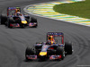 GP BRASILE, 09.11.2014 - Gara, Sebastian Vettel (GER) Red Bull Racing RB10 davanti a Daniel Ricciardo (AUS) Red Bull Racing RB10