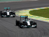 GP BRASILE, 09.11.2014 - Gara, Nico Rosberg (GER) Mercedes AMG F1 W05 davanti a Lewis Hamilton (GBR) Mercedes AMG F1 W05