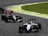 GP BRASILE, 09.11.2014 - Gara, Valtteri Bottas (FIN) Williams F1 Team FW36 davanti a Adrian Sutil (GER) Sauber F1 Team C33