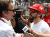 GP BRASILE, 09.11.2014 - Gara, Emerson Fittipaldi (BRA), Ex F1 Champion e Fernando Alonso (ESP) Ferrari F14-T