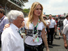 GP BRASILE, 09.11.2014 - Gara, Bernie Ecclestone (GBR), President e CEO of FOM, Fiorella Mattheis (BRA), Actress