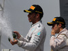 GP BRASILE, 09.11.2014 - Gara, secondo Lewis Hamilton (GBR) Mercedes AMG F1 W05 e Nico Rosberg (GER) Mercedes AMG F1 W05 vincitore