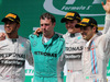 GP BRASILE, 09.11.2014 - Gara, 1st position Nico Rosberg (GER) Mercedes AMG F1 W05, secondo Lewis Hamilton (GBR) Mercedes AMG F1 W05 e Felipe Massa (BRA) Williams F1 Team FW36