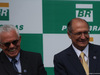 GP BRASILE, 09.11.2014 - Gara, Cleiton Pinteiro (BRA), President CBA e Geraldo Alckmin (BRA), Sao Paulo Governador