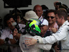 GP BRASILE, 09.11.2014 - Gara, terzo Felipe Massa (BRA) Williams F1 Team FW36 with his father