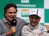 GP BRASILE, 09.11.2014 - Gara, Nelson Piquet (BRA) e terzo Felipe Massa (BRA) Williams F1 Team FW36