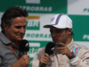 GP BRASILE, 09.11.2014 - Gara, Nelson Piquet (BRA) e terzo Felipe Massa (BRA) Williams F1 Team FW36