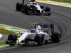 GP BRASILE, 09.11.2014 - Gara, Valtteri Bottas (FIN) Williams F1 Team FW36 davanti a Jenson Button (GBR) McLaren Mercedes MP4-29