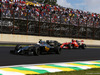 GP BRASILE, 09.11.2014 - Gara, Kevin Magnussen (DEN) McLaren Mercedes MP4-29 e Fernando Alonso (ESP) Ferrari F14-T