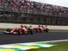 GP BRASILE, 09.11.2014 - Gara, Kimi Raikkonen (FIN) Ferrari F14-T e Fernando Alonso (ESP) Ferrari F14-T