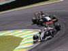 GP BRASILE, 09.11.2014 - Gara, Esteban Gutierrez (MEX), Sauber F1 Team C33 e Nico Hulkenberg (GER) Sahara Force India F1 VJM07