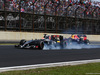 GP BRASILE, 09.11.2014 - Gara, Adrian Sutil (GER) Sauber F1 Team C33 e Sebastian Vettel (GER) Red Bull Racing RB10