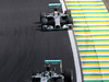 GP BRASILE, 09.11.2014 - Gara, Nico Rosberg (GER) Mercedes AMG F1 W05 e Lewis Hamilton (GBR) Mercedes AMG F1 W05