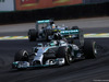 GP BRASILE, 09.11.2014 - Gara, Nico Rosberg (GER) Mercedes AMG F1 W05 e Lewis Hamilton (GBR) Mercedes AMG F1 W05