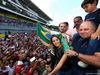 GP BRASILE, 09.11.2014 - Gara, Luis Antonio Massa (BRA), father of Felipe Massa (BRA), Raffaela Bassi (BRA), wife of Felipe Massa (BRA), Felipinho, son of Felipe Massa (BRA) Williams F1 Team FW36 e Dudu Massa