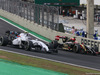 GP BRASILE, 09.11.2014 - Gara, Valtteri Bottas (FIN) Williams F1 Team FW36 e Pastor Maldonado (VEN) Lotus F1 Team E22