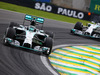 GP BRASILE, 09.11.2014 - Gara, Nico Rosberg (GER) Mercedes AMG F1 W05 e Lewis Hamilton (GBR) Mercedes AMG F1 W05