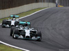 GP BRASILE, 09.11.2014 - Gara, Nico Rosberg (GER) Mercedes AMG F1 W05 e Lewis Hamilton (GBR) Mercedes AMG F1 W05