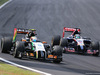 GP BRASILE, 09.11.2014 - Gara, Sergio Perez (MEX) Sahara Force India F1 VJM07 e Jean-Eric Vergne (FRA) Scuderia Toro Rosso STR9