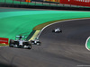 GP BRASILE, 09.11.2014 - Gara, Nico Hulkenberg (GER) Sahara Force India F1 VJM07 e Lewis Hamilton (GBR) Mercedes AMG F1 W05