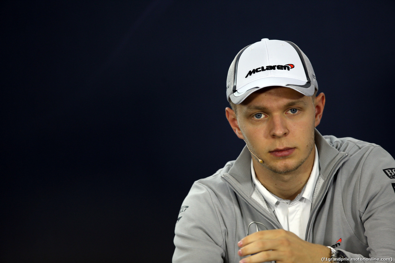 GP BRASILE, 06.11.2014 - Conferenza Stampa, Kevin Magnussen (DEN) McLaren Mercedes MP4-29