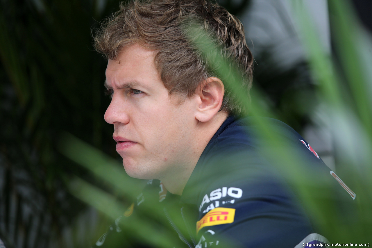 GP BRASILE, 06.11.2014 - Sebastian Vettel (GER) Red Bull Racing RB10