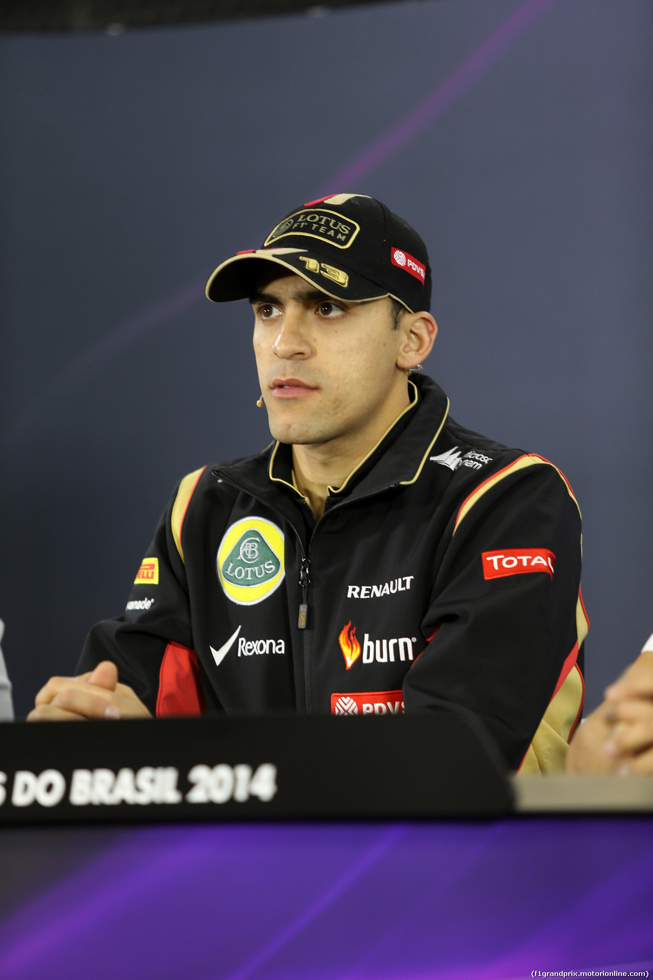 GP BRASILE, 06.11.2014 - Pastor Maldonado (VEN) Lotus F1 Team E22